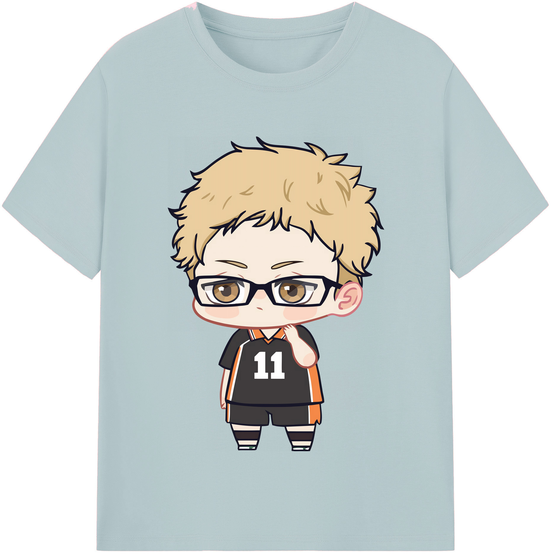 （画像用） ハイキュー!! Haikyu!! 綿100％半袖Tシャツ（フロントプリント）